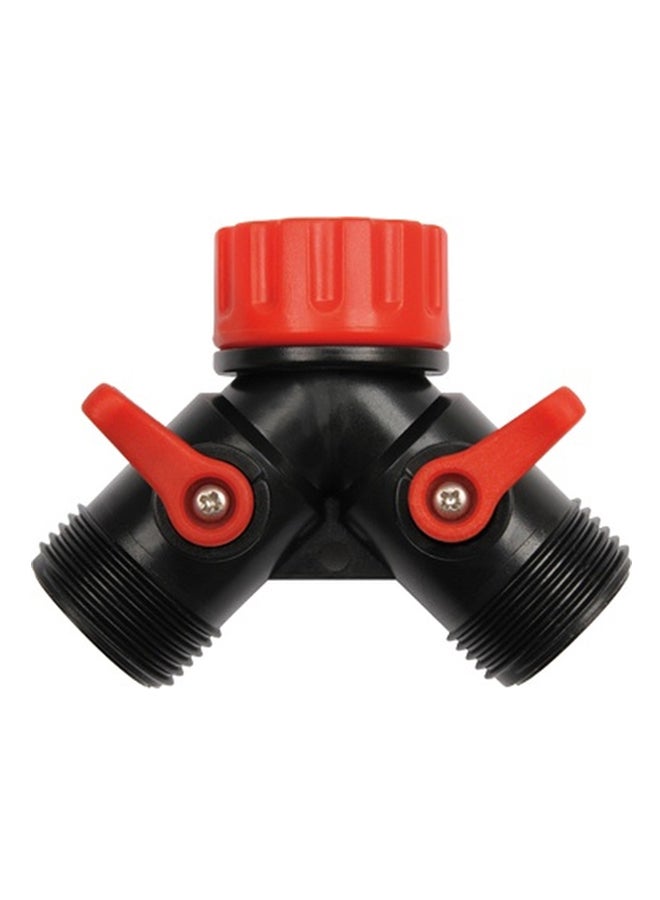 ياتو صمام تبديل بشكل حرف واي بدوران أحمر وأسود