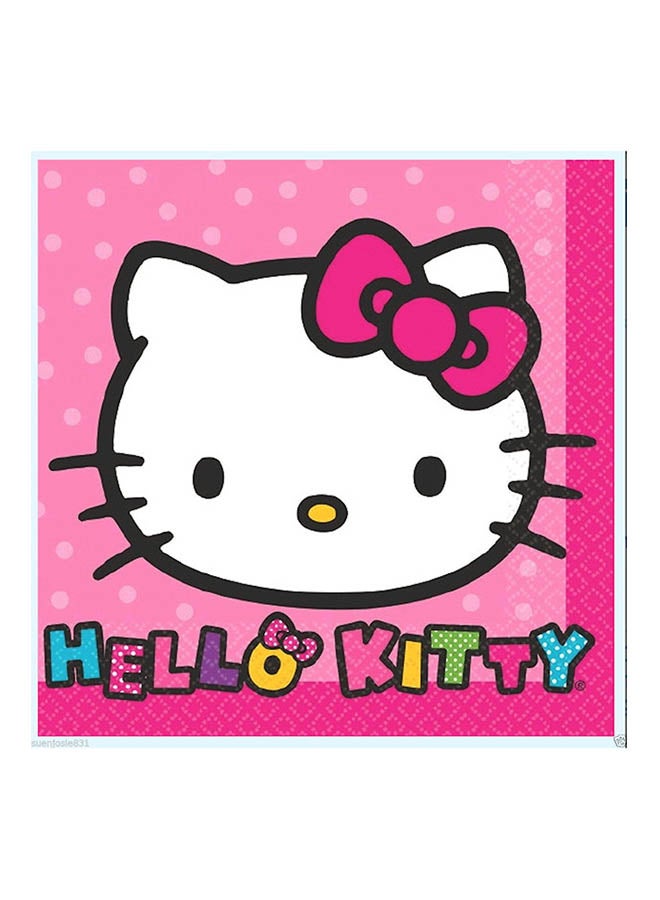 Amscan 16-Piece Hello Kitty Tissue Set Tableware Party Supplies