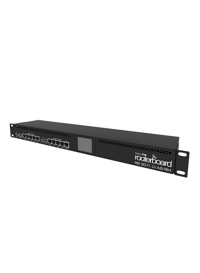 مايكروتك - جهاز توجيه لاسلكي RB3011UiAS-RM أسود - Image 1