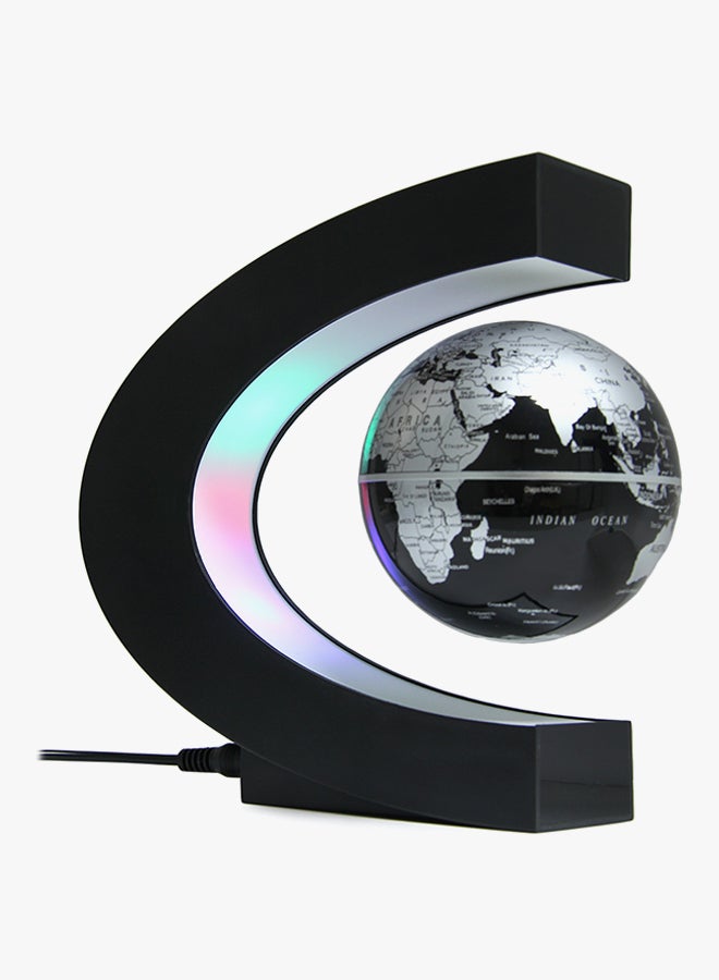 إضاءة LED مع مغناطيس بشكل حرف C وكرة أرضية مُعلقة أسود - Image 2