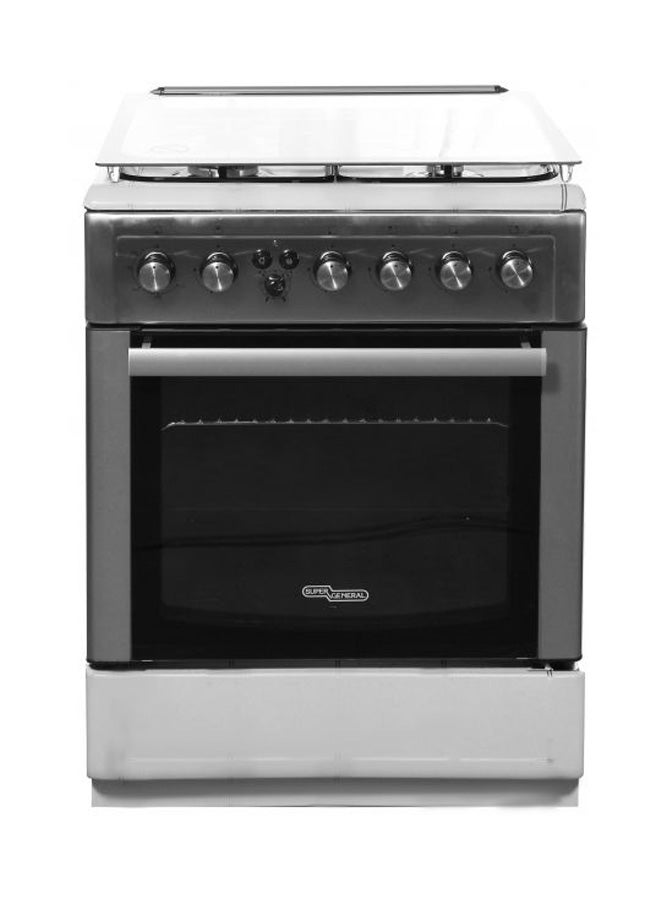 SUPER GENERAL - 4-Burner Gas Cooker SGC 601 FS SS Silver - Image 1