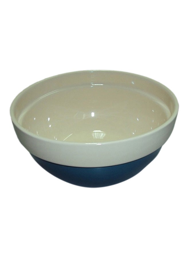 Mixing Bowl White/Blue 20.3cm