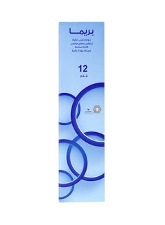 12 قطعة من أقلام التصميم مع ممحاة أزرق