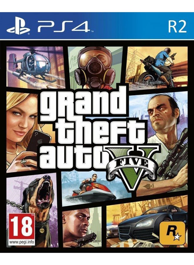 روك ستار جيمز - لعبة 'Grand Theft Auto V' (النسخة العالمية) - مغامرة - بلاي ستيشن 4 (PS4) - Image 1