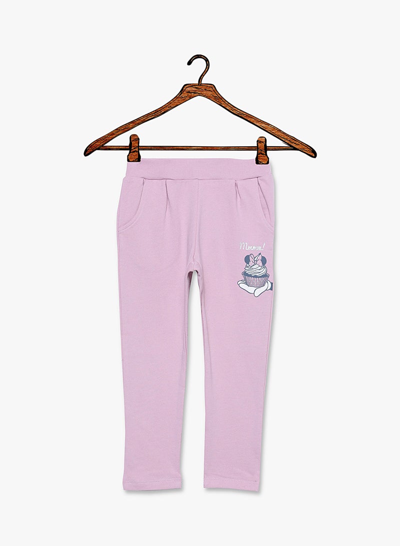 NAME IT Dusty Minnie Mouse Sweatpants Pink  - Image 1