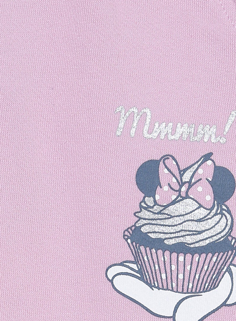 NAME IT Dusty Minnie Mouse Sweatpants Pink  - Image 2