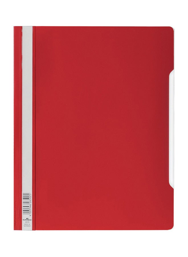 A4 File Folder Red