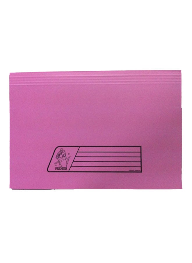 بريمير مجلد ملفات على شكل محفظة للمستندات وردي