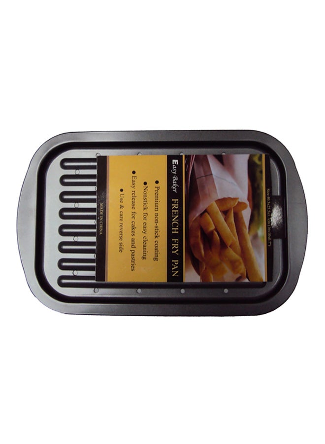 RL Industry French Fry Pan Black 40.5x1.5x25.5cm 