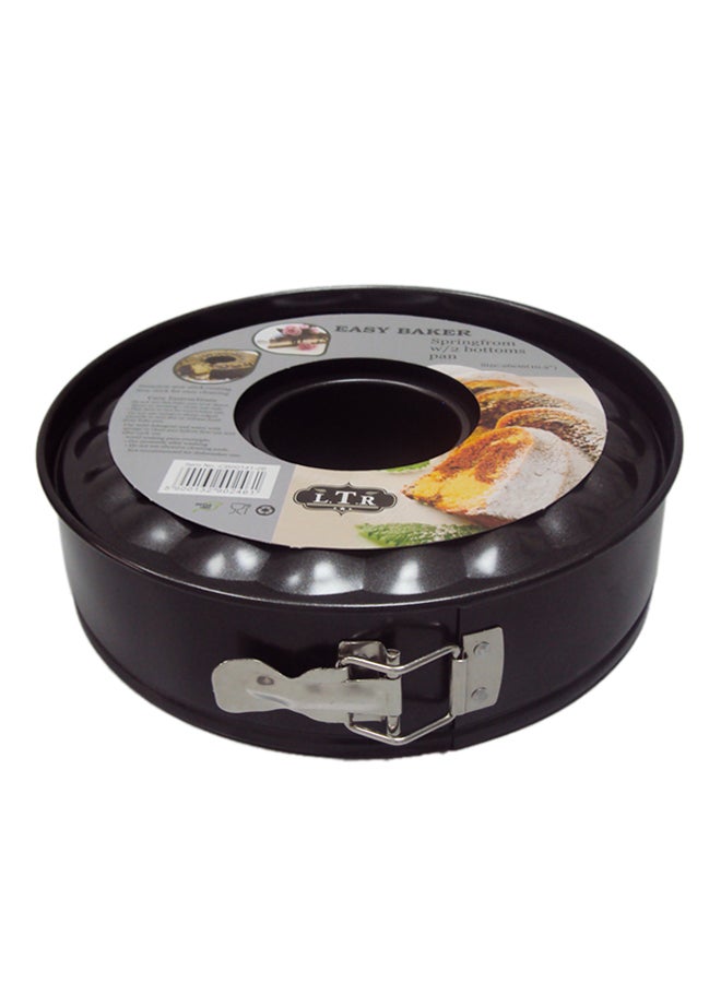 RL Industry Double Bottom Spring Lock Easy Baker Black 26cm