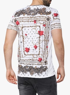 CRIMINAL DAMAGE Avi Printed T-shirt White  - Image 2