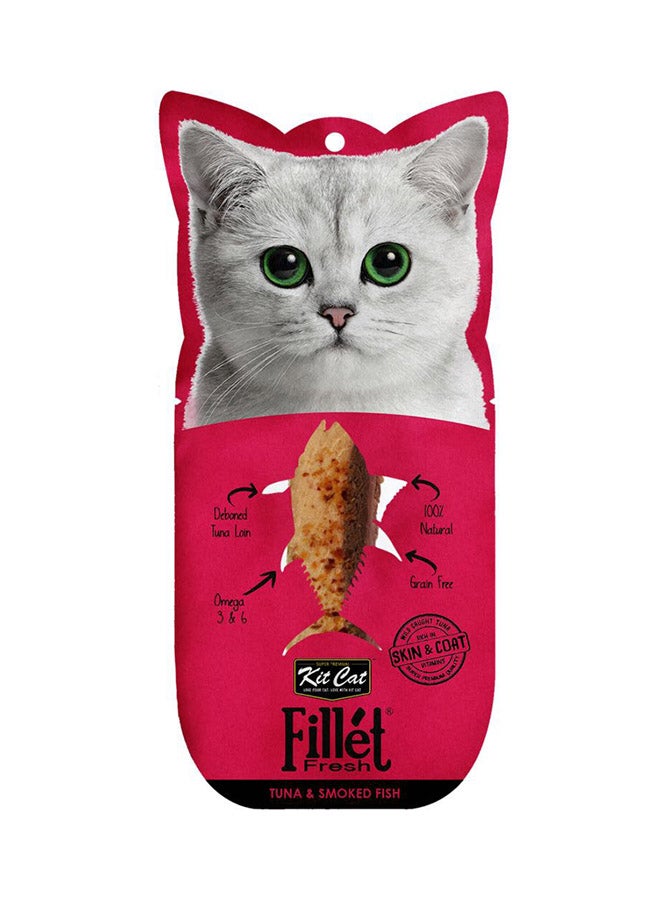 Kit Cat Fillet Fresh Tuna And Smoked Fish Multicolour 30grams