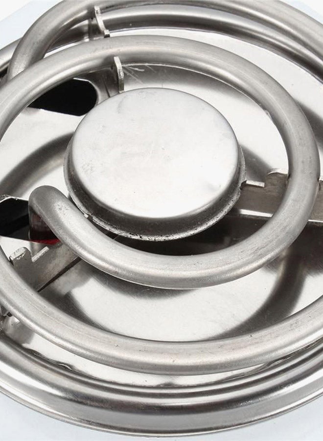 طبق تسخين كهربائي بقدرة 500 واط 01555 أبيض/فضي - Image 3