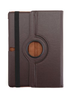 Lichee Pattern Smart Case Cover For Samsung Galaxy Tab S 10.5 T800/T801/T805 LTE Brown