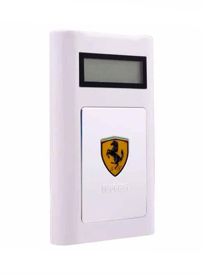 Generic - 10000.0 mAh Ferrari Design X9-3 Power Bank White - Image 1
