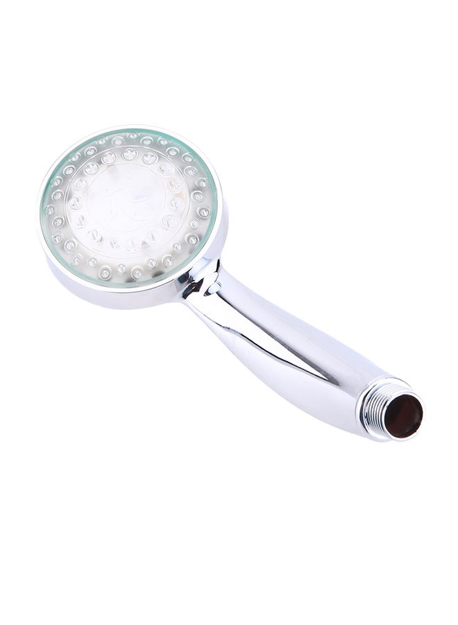 Tomtop Temperature Controlled LED Shower Head White/Silver - Image 1