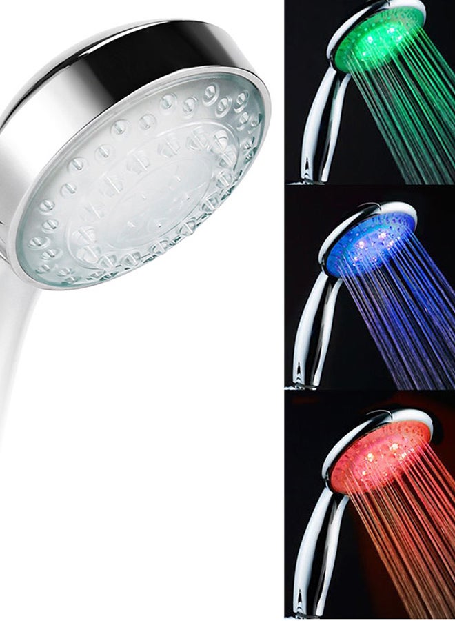 Tomtop Temperature Controlled LED Shower Head White/Silver - Image 2