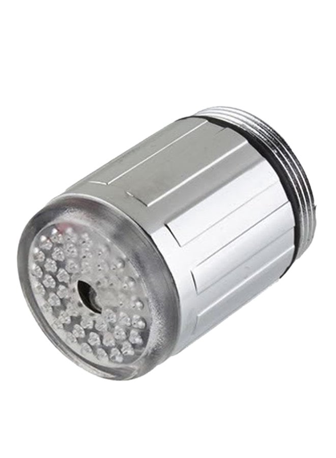 رأس دش بضوء LED وقدرة التحكم في درجة الحرارة فضي - Image 2