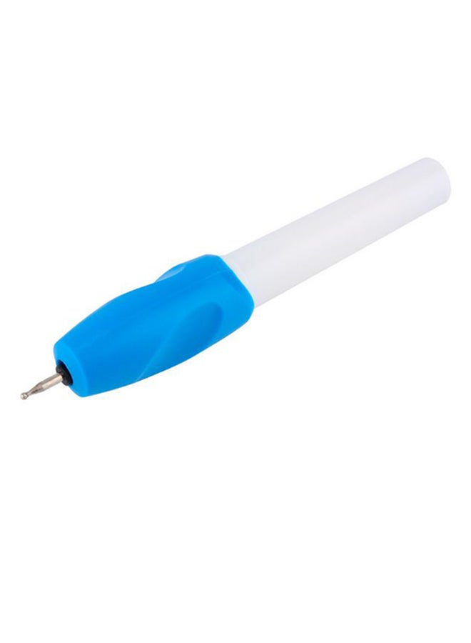 Electric Pen Carve Rotary Tool White/Blue  - Image 1