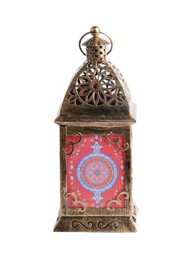 فانوس رمضان مزخرف للزينة نحاس 23سم