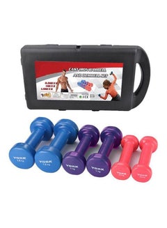 Emfil Vinyl Covered Dumbbell Set 10kg  - Image 1