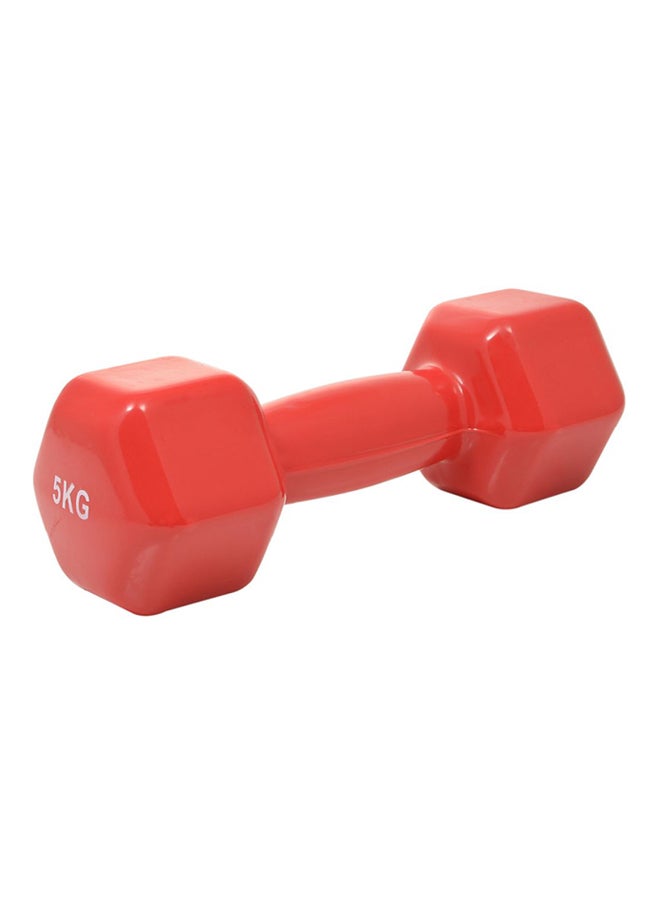 Marshal Fitness Vinyl Covered Yoga Dumbbell 5 kg - Image 1
