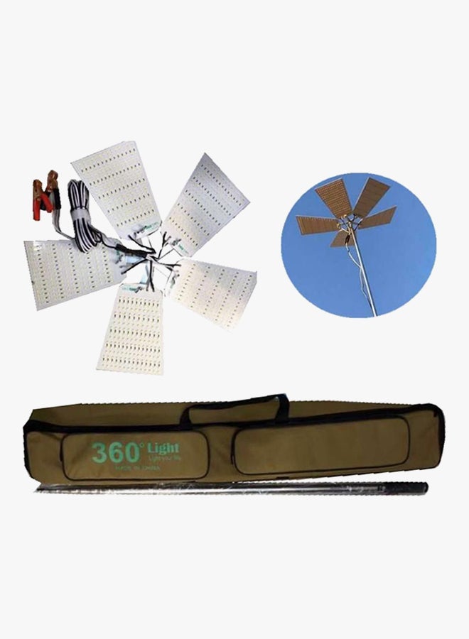 360 لايت مصباح LED لصنارة صيد الأسماك مع جهاز تحكم عن بُعد متعدد الألوان 5متر - Image 2