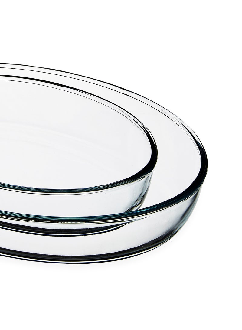Borcam 2-Piece Roaster Cookware Set Clear  - Image 3