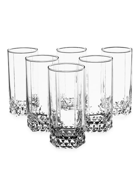 6-Piece Valse Glass Set Clear 290ml