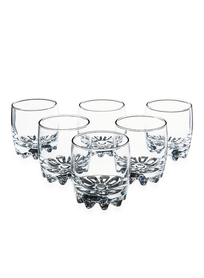 باساباتشي طقم أكواب سيلفانا مكون من 6 قطع شفاف 250ملليلتر - Image 1