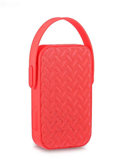 Portable Bluetooth Speaker With Hands-Free AUX Input And TF Card Slot Red