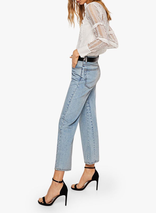 MANGO - Classic Style Papaya Blouse White - Image 1