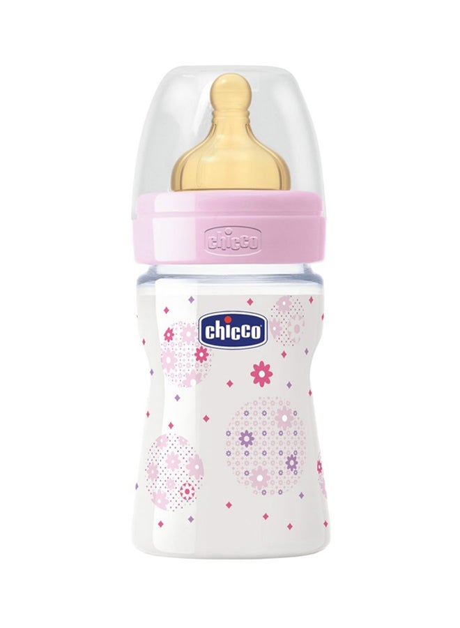 Well Being Regular Flow Latex Feeding Bottle, 150ml
