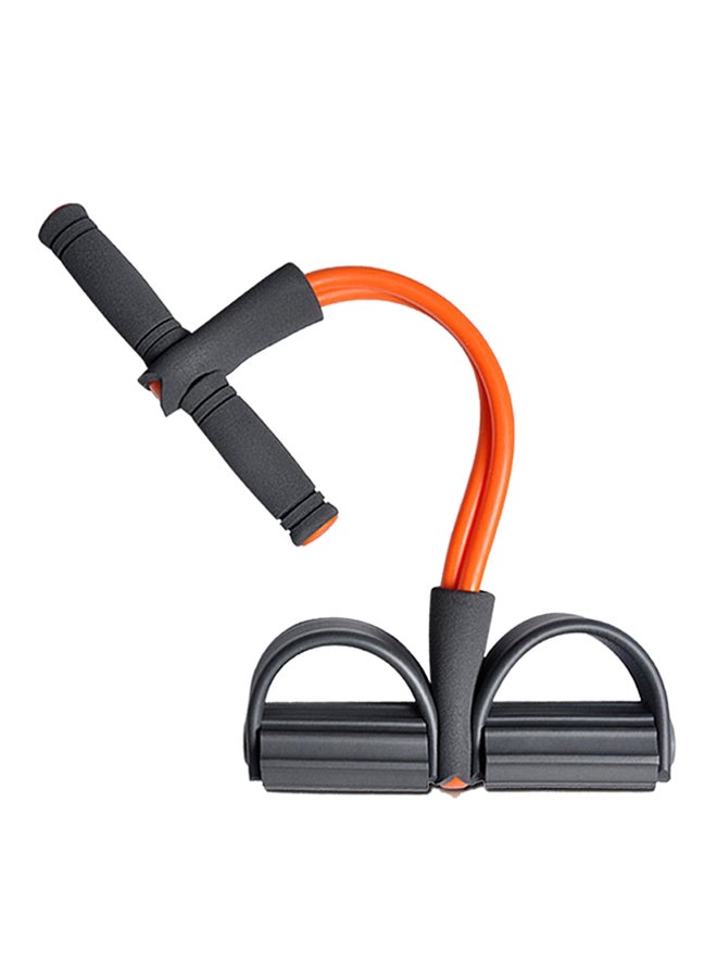Generic Fitness Latex Pull Rope With Pedals 