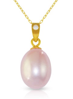 18K Gold Pearl Pendant Necklace