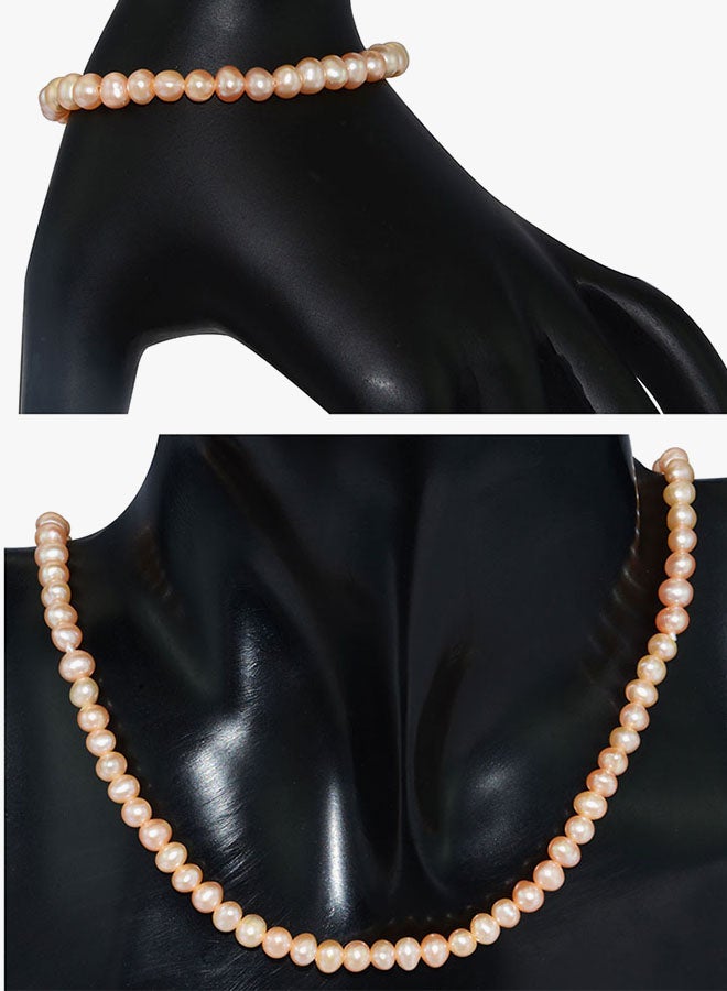 Vera Perla 10K Gold Pearl Jewellery Set  - Image 3