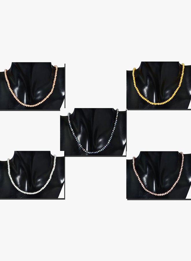 فيرا بيرلا طقم مجوهرات ولآلئ من ذهب 18K  - Image 3