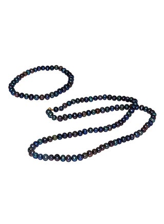 طقم مجوهرات ولآلئ من ذهب 18K - v1524631923/N14348347A_1