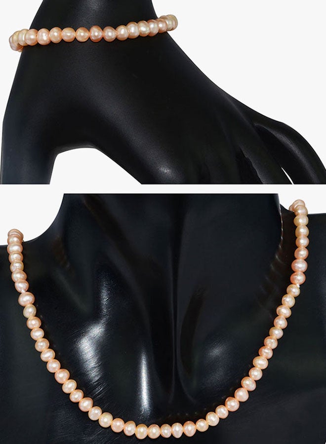 فيرا بيرلا طقم مجوهرات ولآلئ من ذهب 18K - Image 3