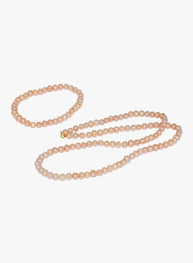 فيرا بيرلا طقم مجوهرات ولآلئ من ذهب 18K - Image 4