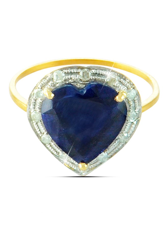 Vera Perla 18K Gold Genuine Diamonds Ring 0.13 Carat - Image 1