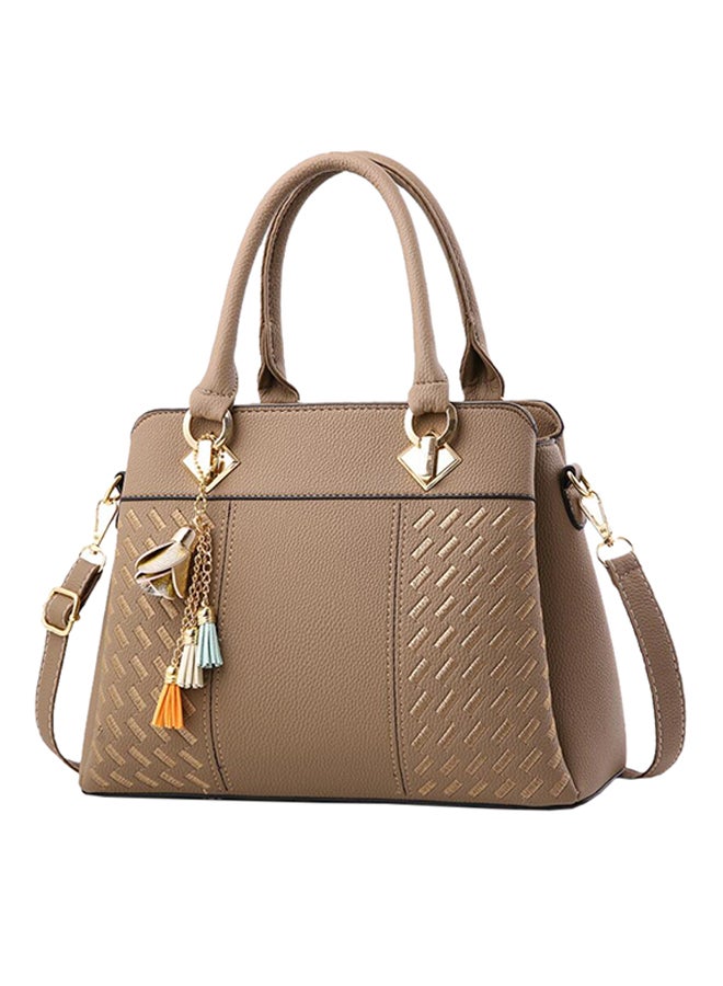 Adjustable Shoulder Bag Brown 
