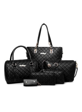 6-Piece Shoulder Bag Set Black - v1524636467/N14351221A_1