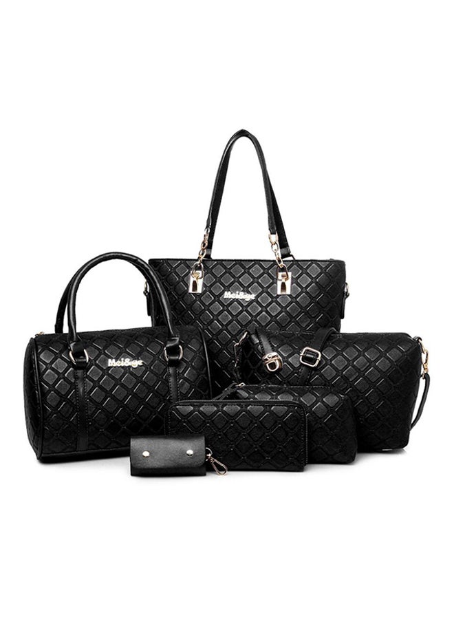 Generic - 6-Piece Shoulder Bag Set Black - Image 1