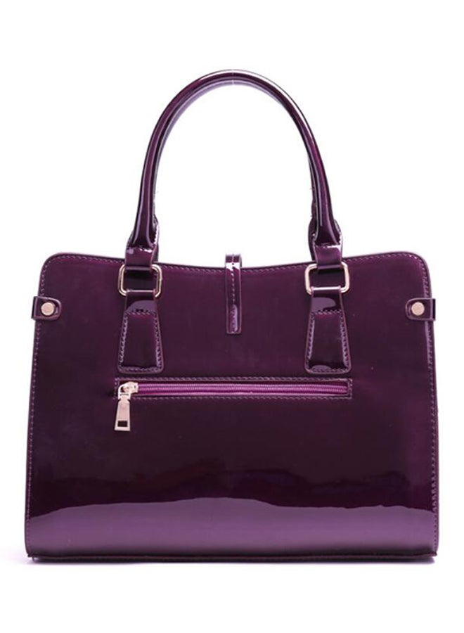 3-Piece Shoulder Bag Set Purple  - Image 3