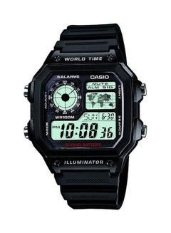 Men's Silicone Digital Wrist Watch AE-1200WH-1ADF