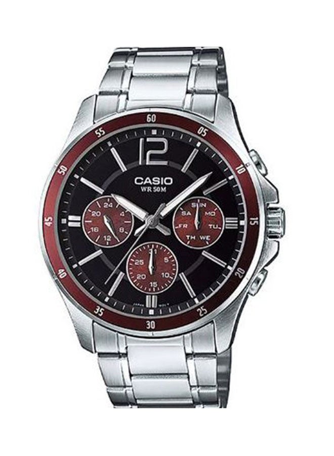 CASIO - Men's Stainless Steel Analog Watch MTP-1374D-5ADF - Image 1