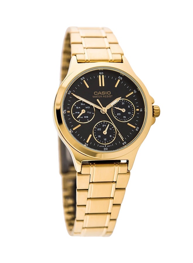 CASIO Women's Stainless Steel Analog Watch LTP-V300G-1A - 33 mm - Gold  - Image 1