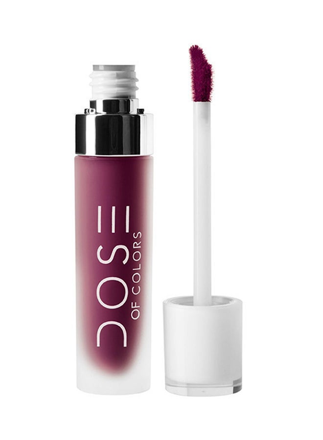 DOSE OF COLORS Matte Liquid Lipstick Berry Me 2  - Image 1