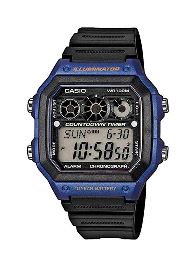 CASIO Men's Silicone Digital Wrist Watch AE-1300WH-2ADF - Image 1
